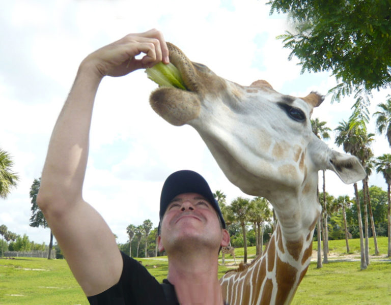 Fred à Bush Gardens en Floride