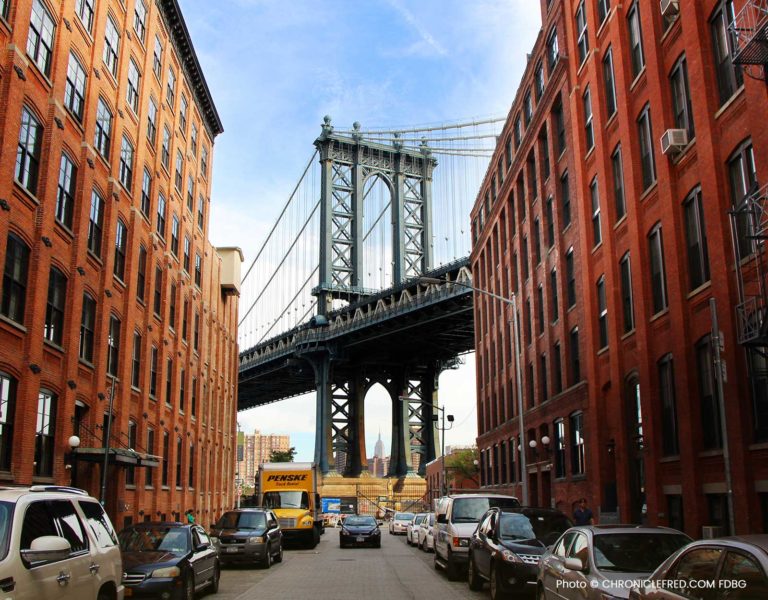 New York vue de Brooklyn photo f. DUBOURG